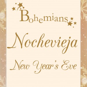 Bohemians Menu Nochevieja